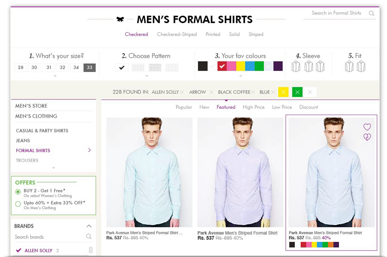 Flipkart Browse Page